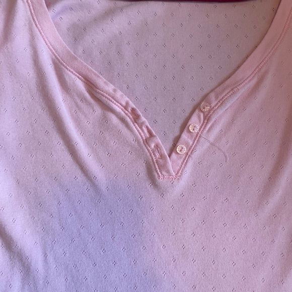 Pink Long Sleeve Women's Top - Picture 2 of 3